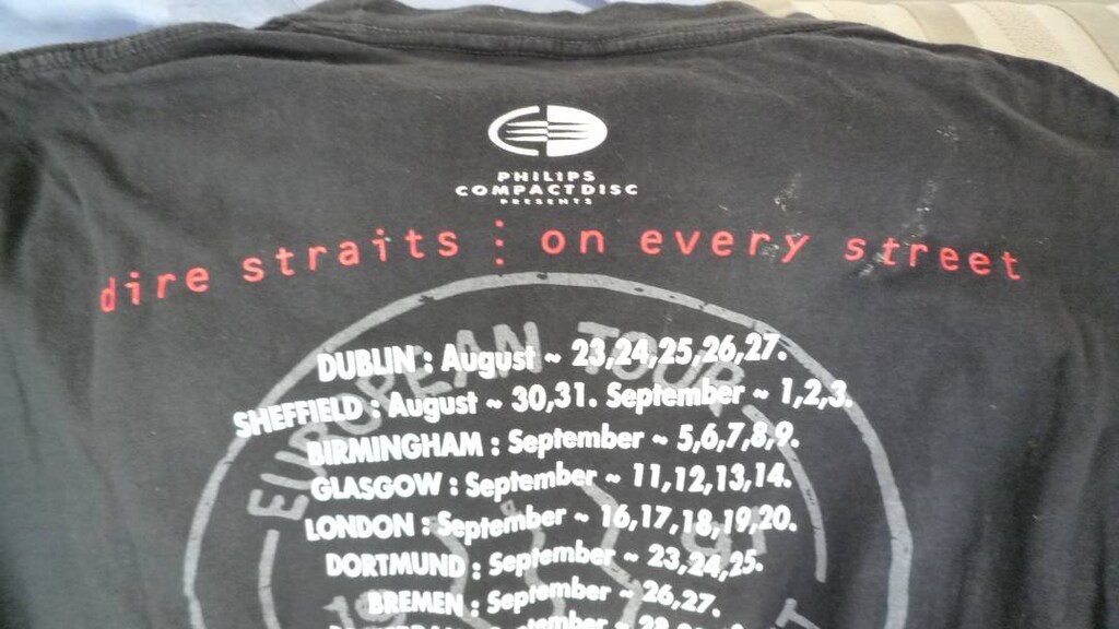 Orijinal Dire Straits Konser T-Shirt Tişört - 3