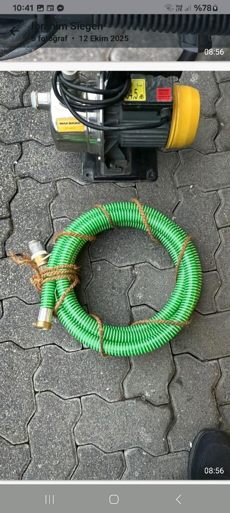 Alman malı su motoru.1200 w - 3
