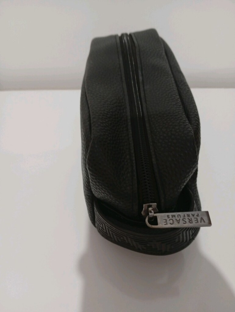 Versace Orijinal THY Business Class Yandan Tutmalı Siyah Renk Çanta - 8
