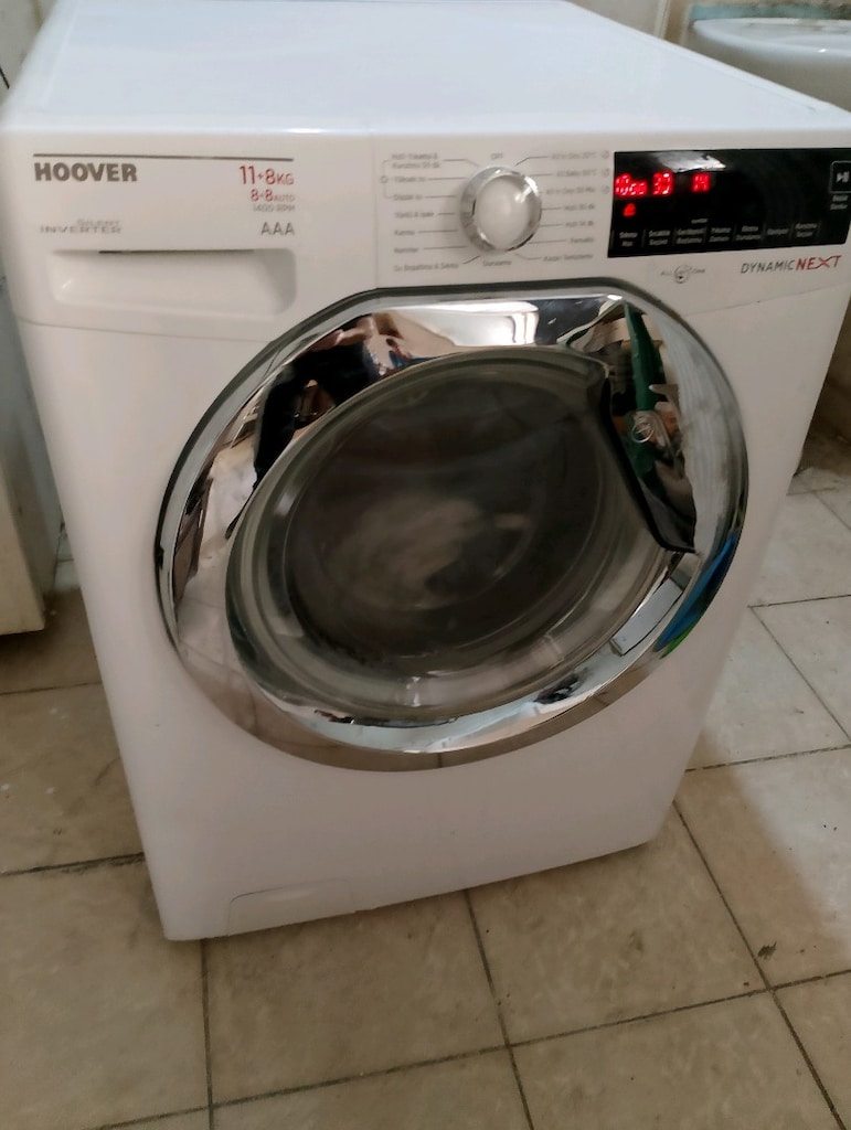 11 kilo yıkama 8 kilo kurutma kapasitesi var Hoover çamaşır makinesi - 4