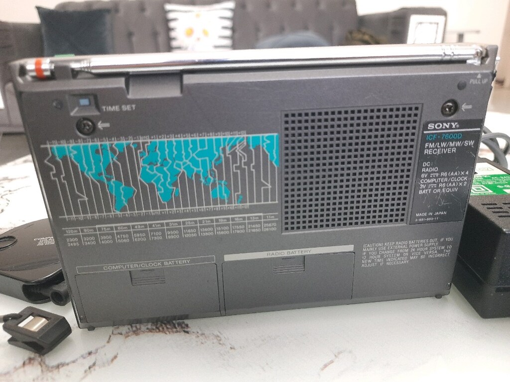 Sony Radyo ICF-7600D JAPAN Dünya Radyosu - 7