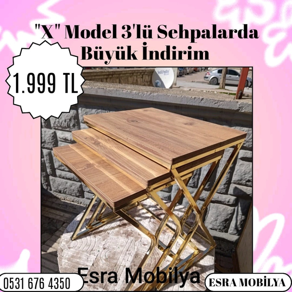 Zigon Sehpa Modellermiz Nakite Özel Fiyat Sadece - 12