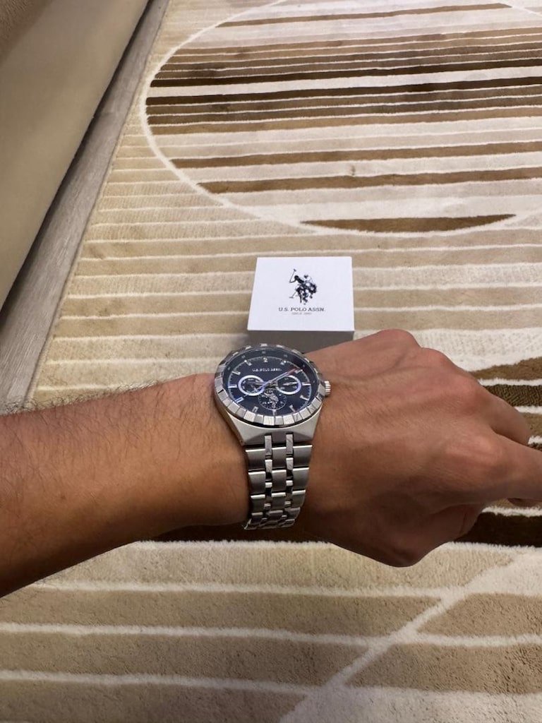 U.s. Polo Assn. Uspa1140-02 Erkek Kol Saati Metalik Gri — görsel 7/10