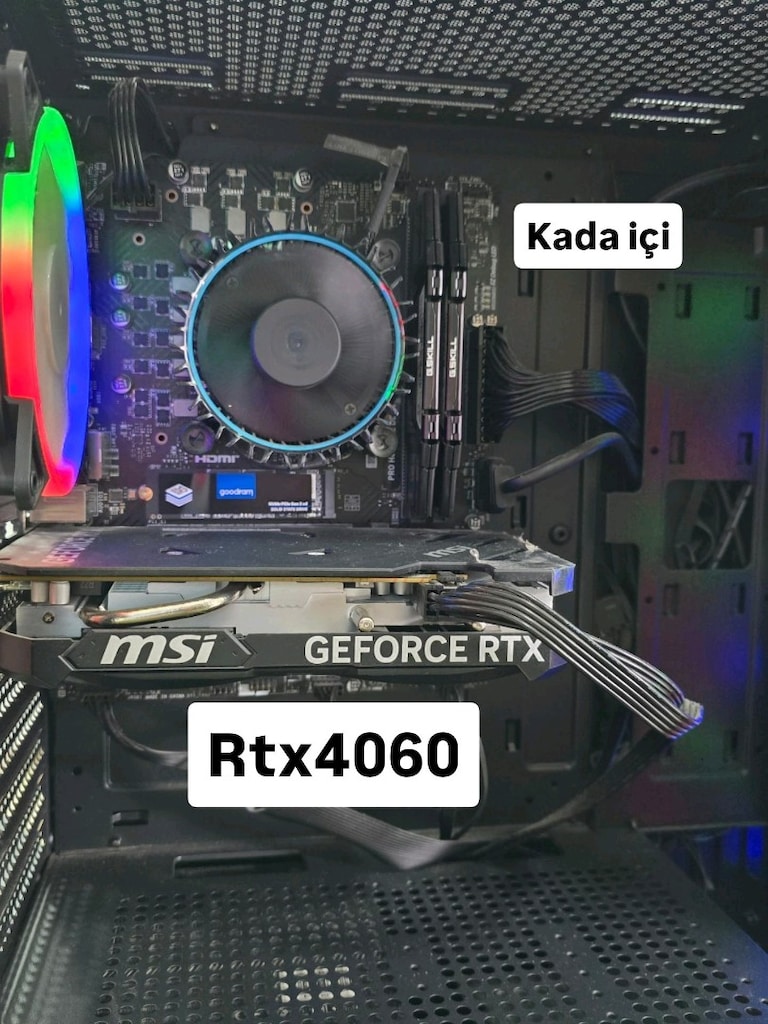 GAMING PC İŞLEMCİ 12TH GEN INTEL CORE i5-12400F (2.50GHZ) ANAKART - 6
