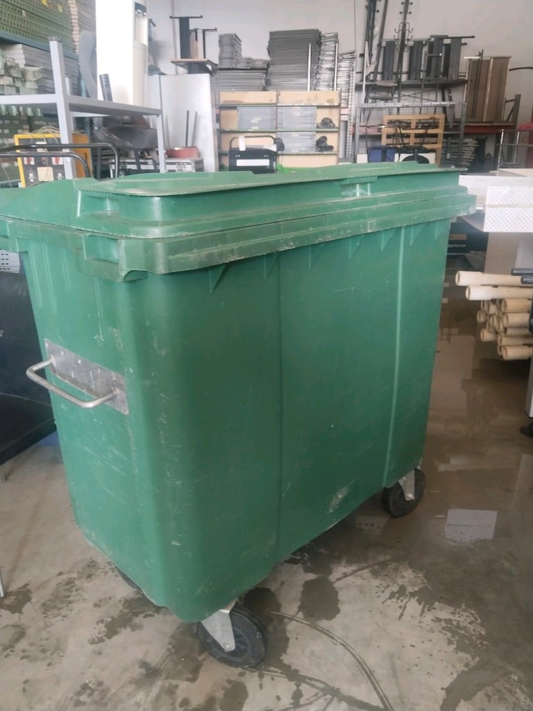 Plastik Çöp Konteyneri (1 adet. 770litrelik) - 2