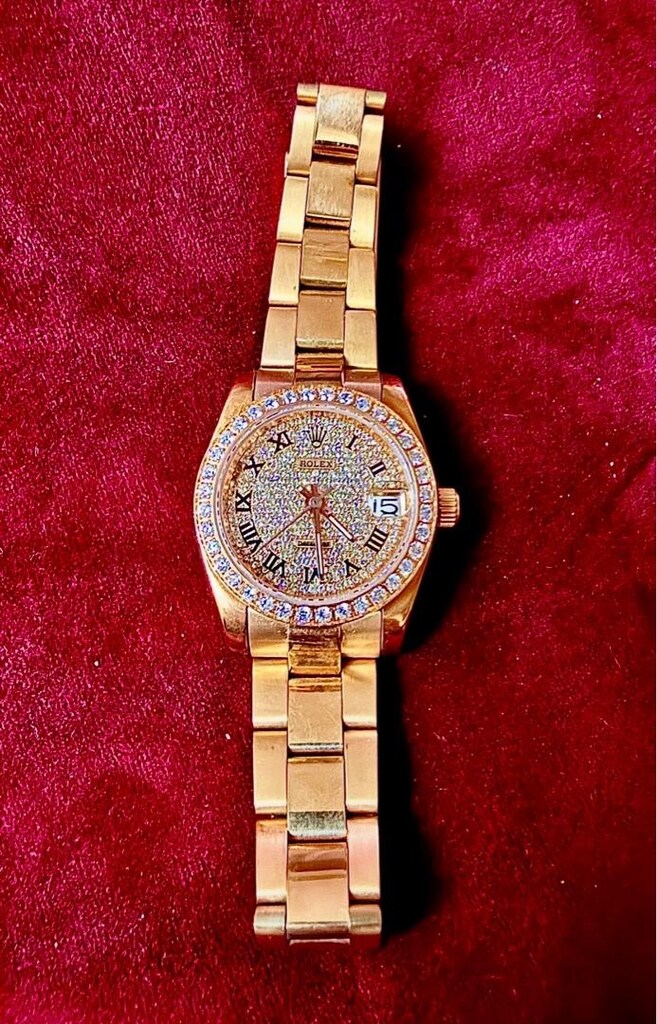 ‼İTHAL/SIFIR/Rolex Datejust,18KGold,44 Elmaslı Bezel,Pırlanta Kadran - 7