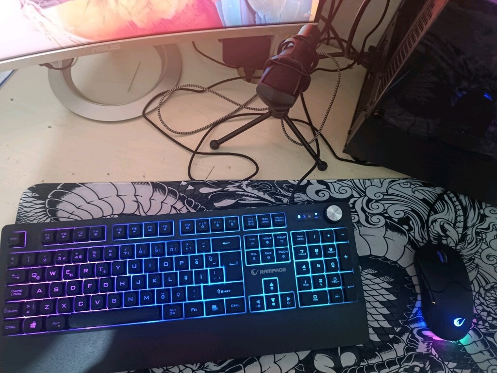 i3-9100F GT 730 8GB RAM 240GB SSD + ASUS Kavisli Monitör Komple Set - 5