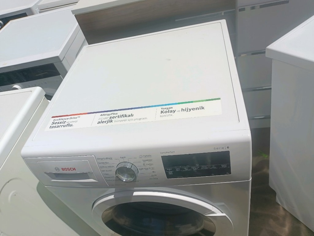 Bosch Serie 6 9 kg tertemiz sessiz yeni gibi Çamaşır Makinesi - 2