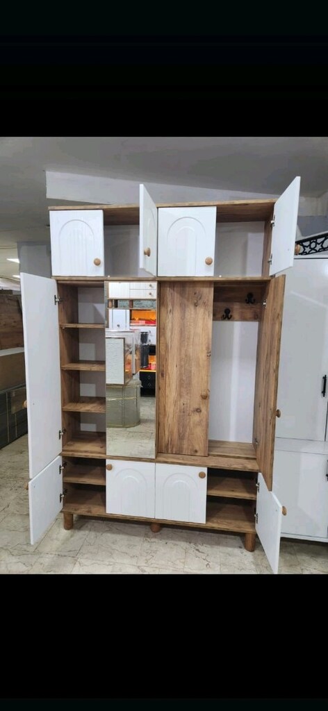 Bohem Ayakkabılık | Şık Dekoratif Ayakkabı Dolabı | Antre Vestiyer | - 3
