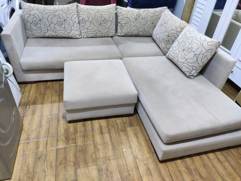 L Köşe Koltuk 230x230 + Puf - Krem Bej - Tertemiz - Fikirtepe - 3