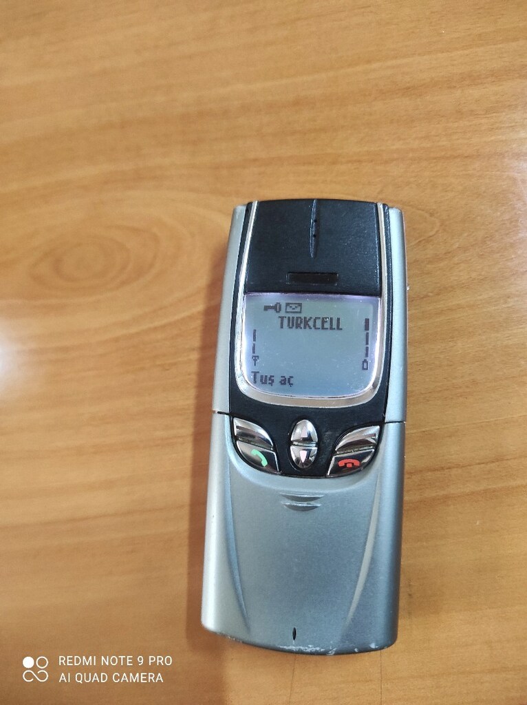 orj Nokia 8850 IMEI kayıtlı kızaklı tuşlu telefon ahize arızalı - 9