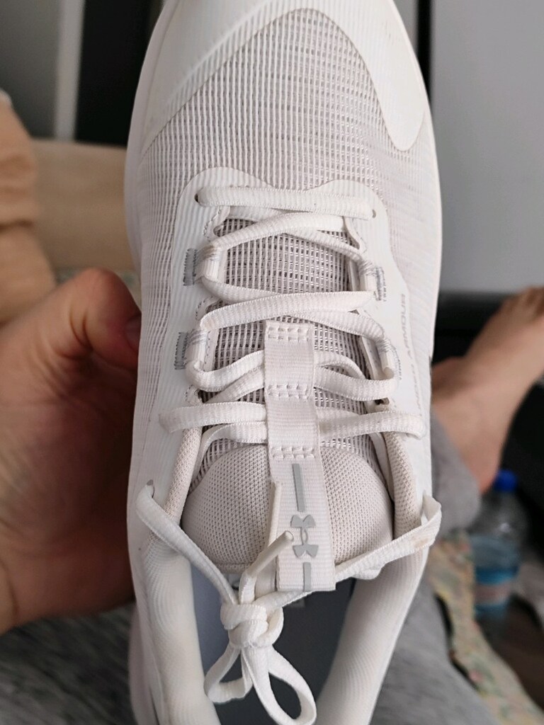 under armour antreman ayakkabısı 43 no beyaz grı sıfır etiketli - 10