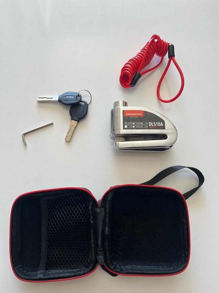 KNMASTER SIFIR DİSK KİLİDİ DL510A 10mm Taşıma Çantası Hediyeli - 3