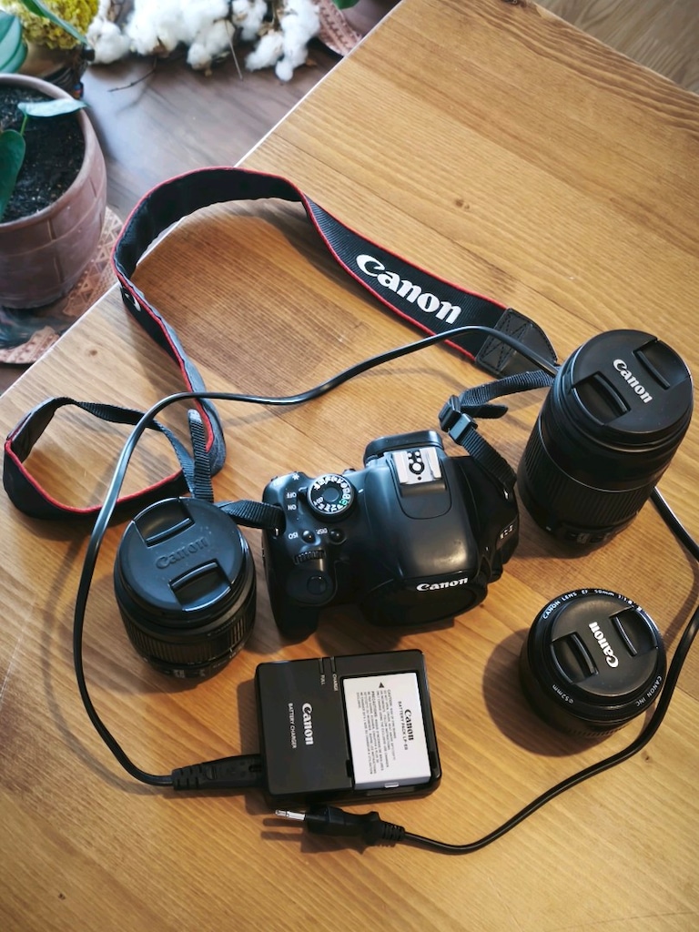 Canon EOS 600D + 3 Lens | 9.979 Shutter | Temiz Full Set - 4