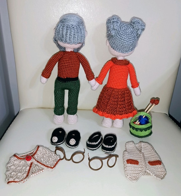 Amigurumi Dede ve Nine - 9