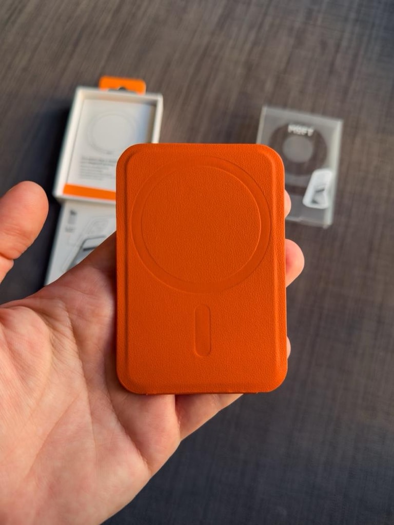 Orijinal Moft Magsafe Cüzdan Kartlık Turuncu - 3