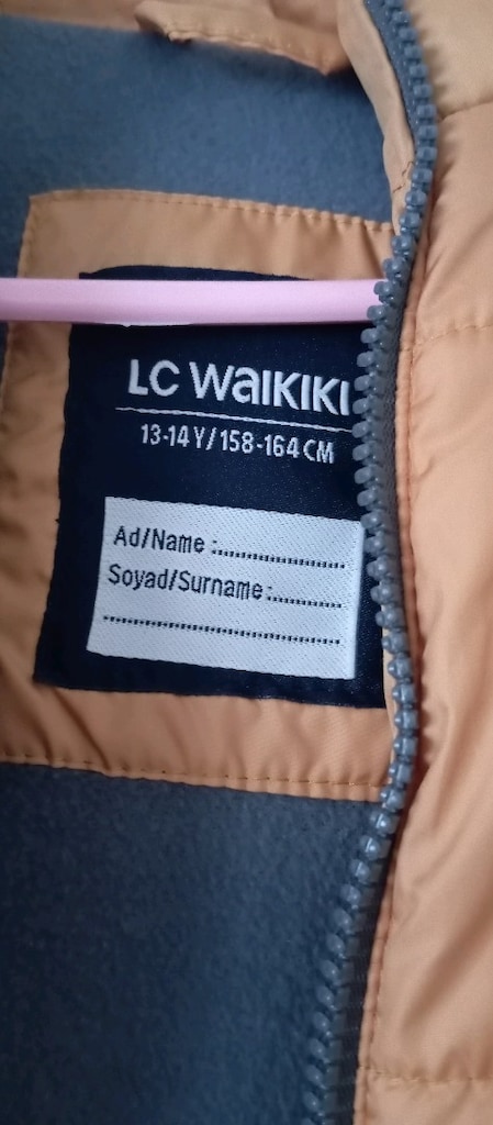 13.. 14yaş kapşonlu sarı mont - 2