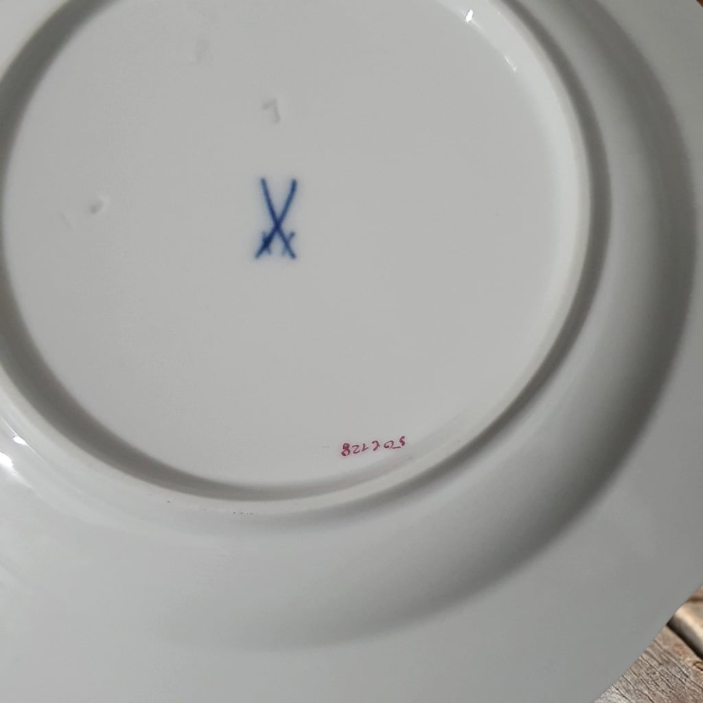 Vintage Alman Meissen Trio Fincan - 7