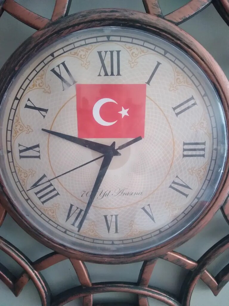 Bakır Rengi Duvar Saati - 2