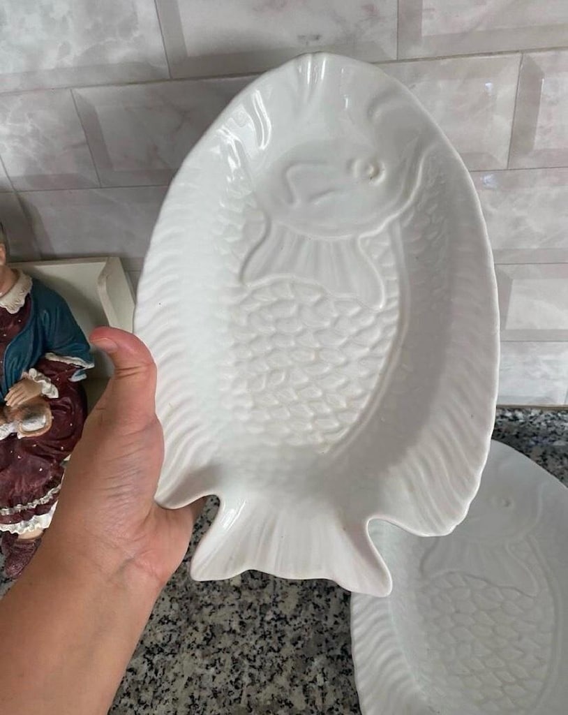 6 ADET büyük 38 cm küçük 28 cm GÜRAL PORSELEN kalın ağırdır - 4