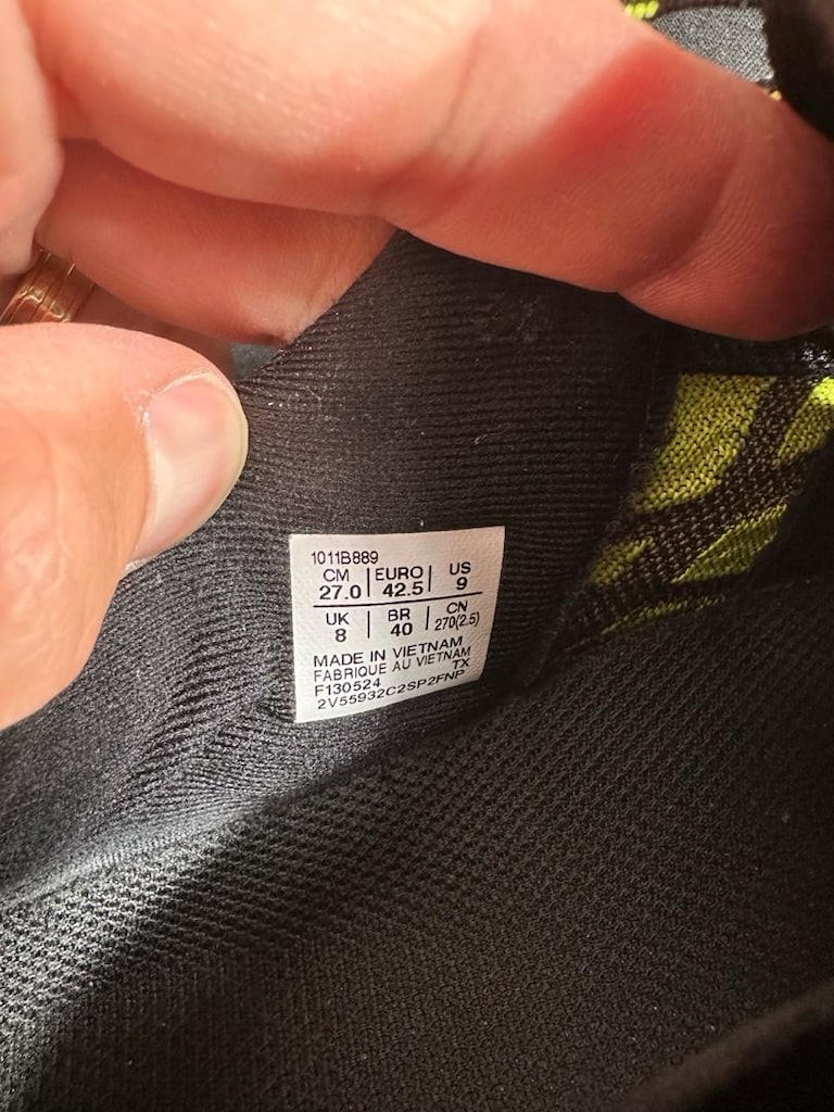 Asics Neon Sarı Siyah Koşu Ayakkabısı - 9