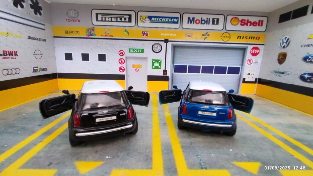 Mini Cooper S modeli metal diecast oyuncak araba - 5