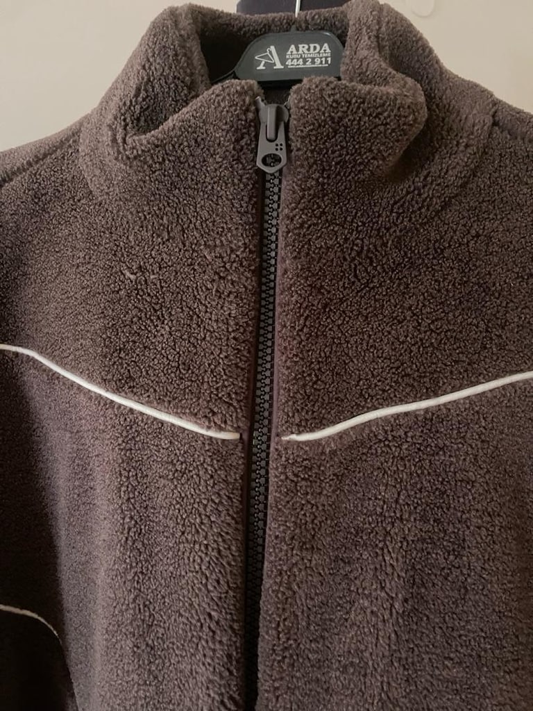 Zara Peluş Mont - 4