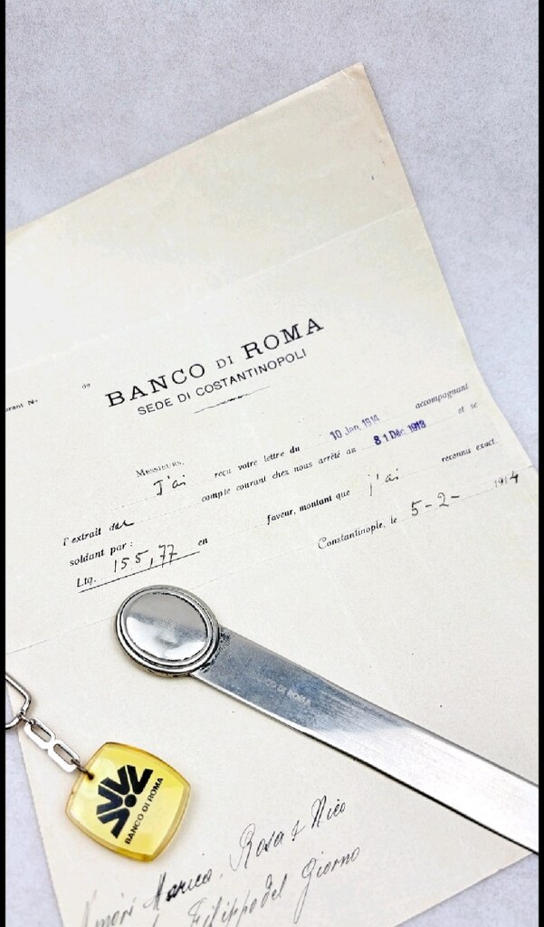 Banka Di Roma anahtarlık ve zarf açacağı - 4
