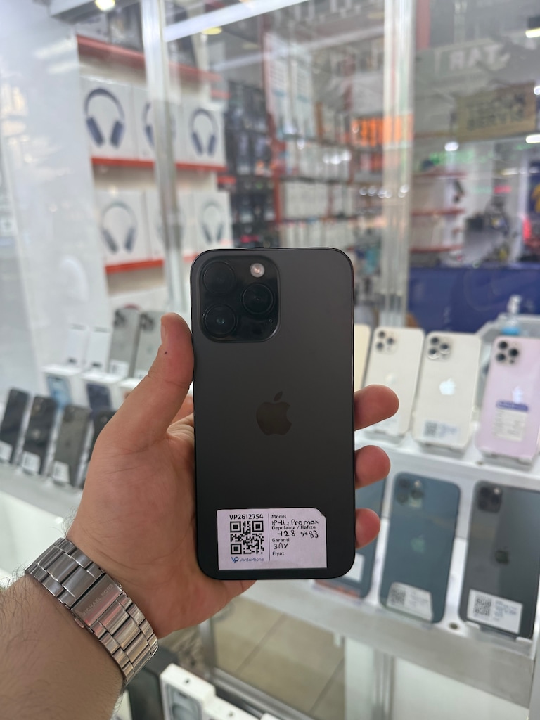 İPHONE 14 PRO MAX 128GB PİL%83 SİYAH YD!