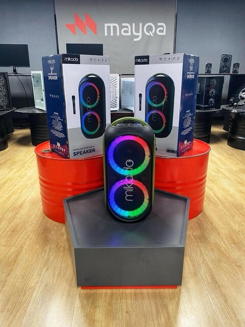 Mikado MD-BT124 30W USB/BT/TF/TWS Kablosuz Mikrofonlu Hoparlör