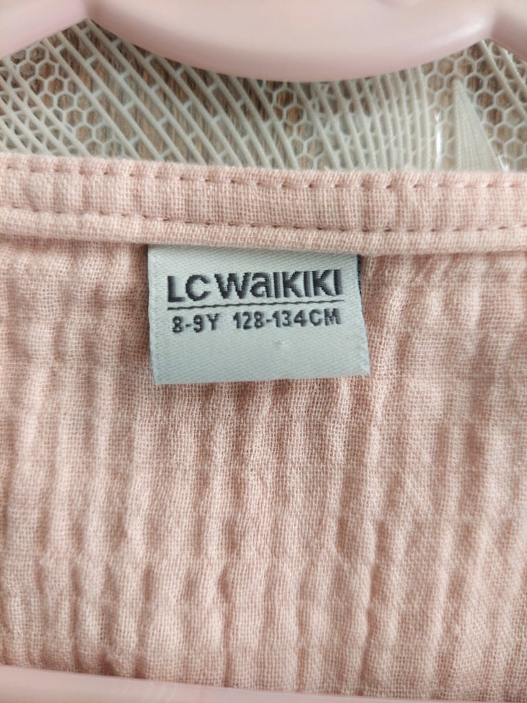 LCW müslin kumaş mat pembe İkili Takım - 16