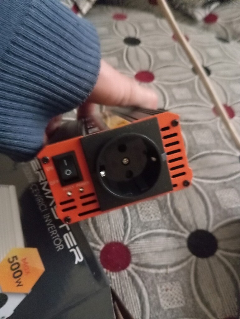 12 voltla 500 watt elektrik verme gücüne sahip invertör - 2