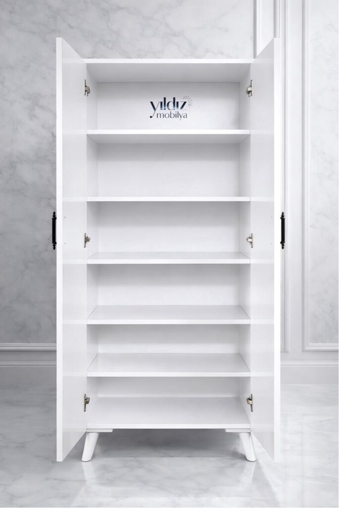 erzak dolabı kiler dolabı mdf dolap ayakkabılık raflı dolap mdf - 2