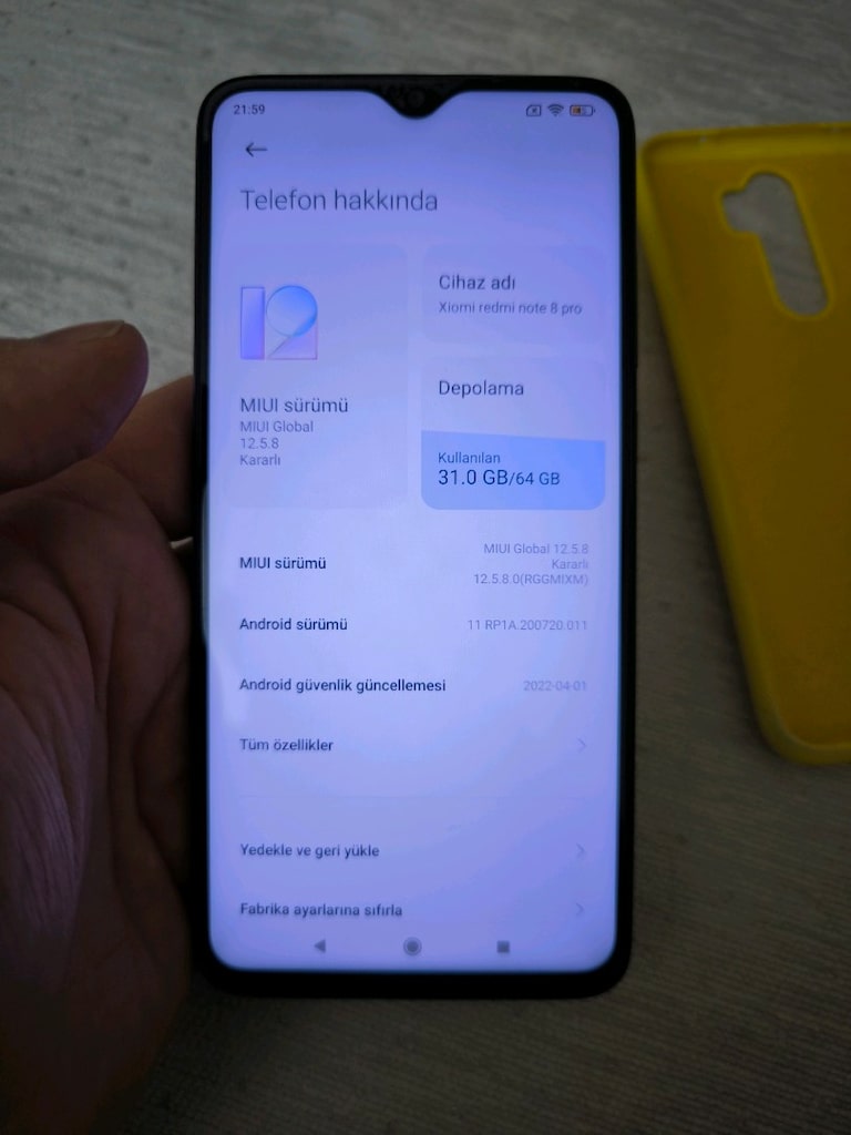 İlk sahibinden Xiaomi Note 8 Pro 6/64 gb - 5