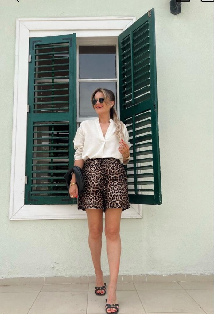 Zara Leopar Şort - 2