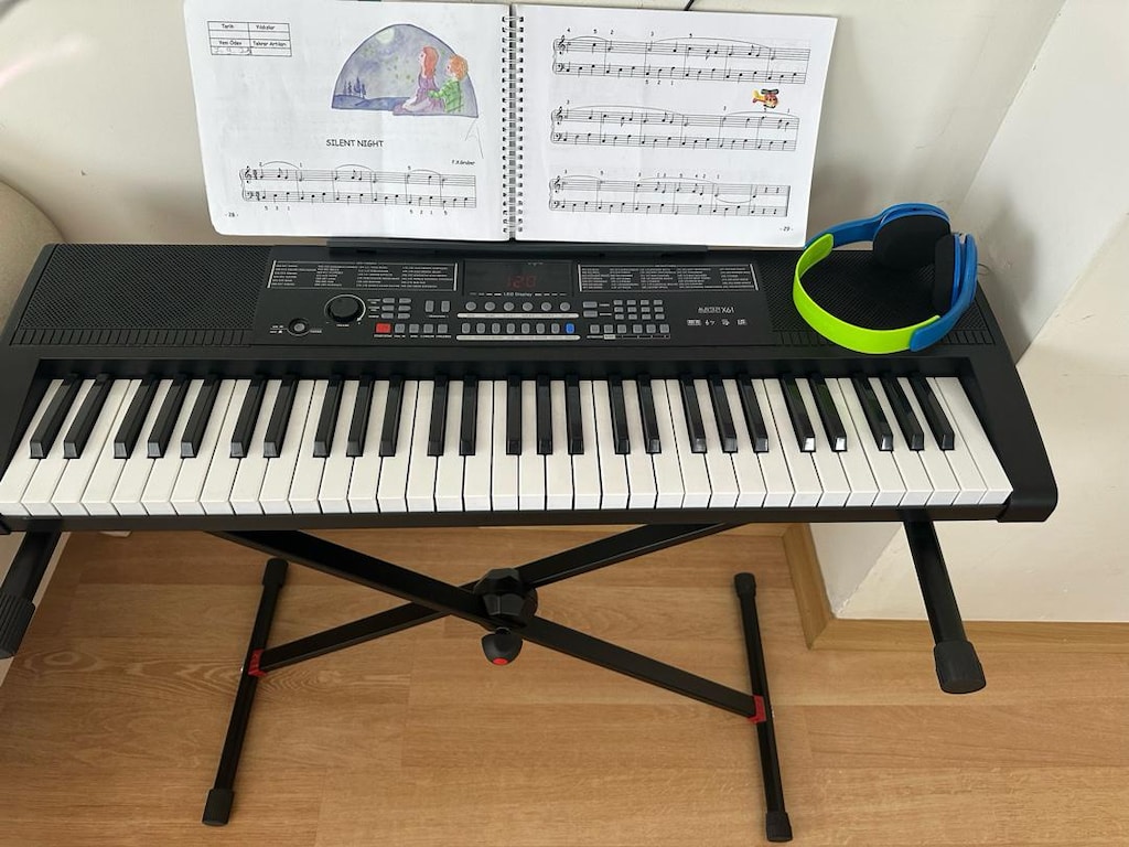 Auster marka Org,org standı,uyumlu Philips marka kulaklık hepsi dahil - 3
