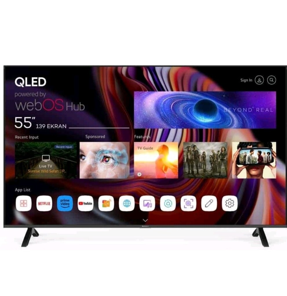 SUNNY 55İNÇ 140 Ekran QLEDTV WEBOS 4Kuhd SESLİ KOMUT WİFİ UYDULU SIFIR - 5