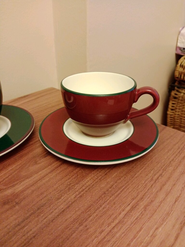 Porselen Çok şık iki adet çay fincanı - 3