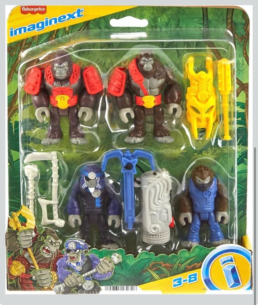 Imaginex Goril ve Maymun ve Orman Macerası Seti Sıfır Kutulu - 2