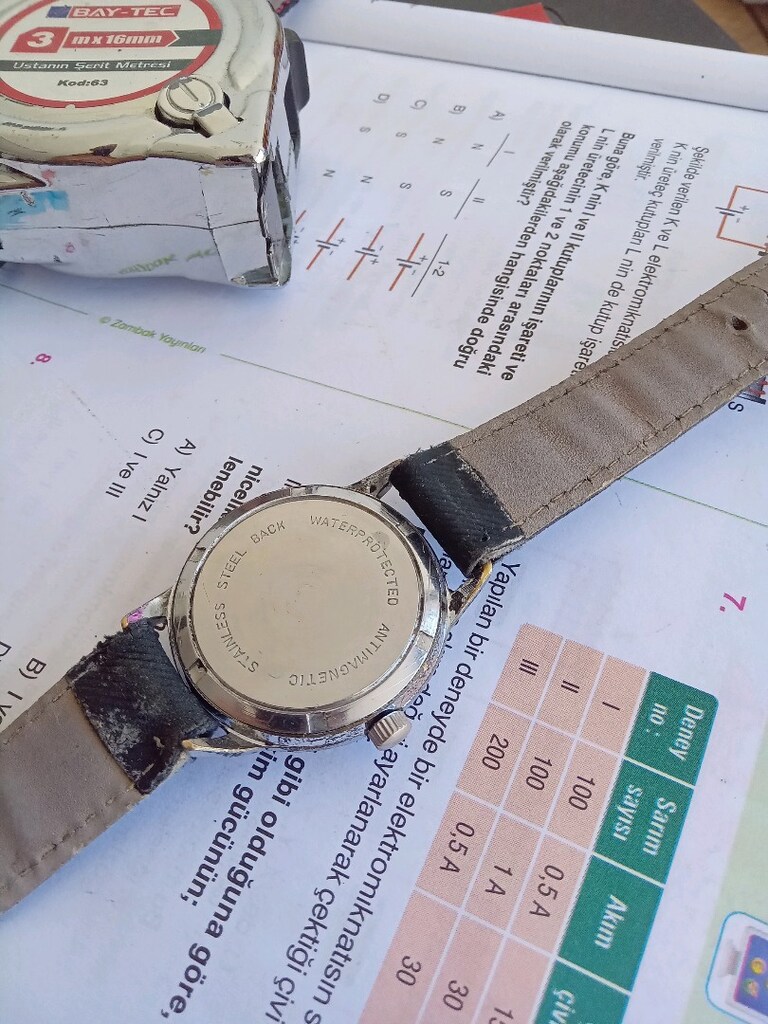 1966 imalı TECHNOS KURMALI KOL SAATİ - 7