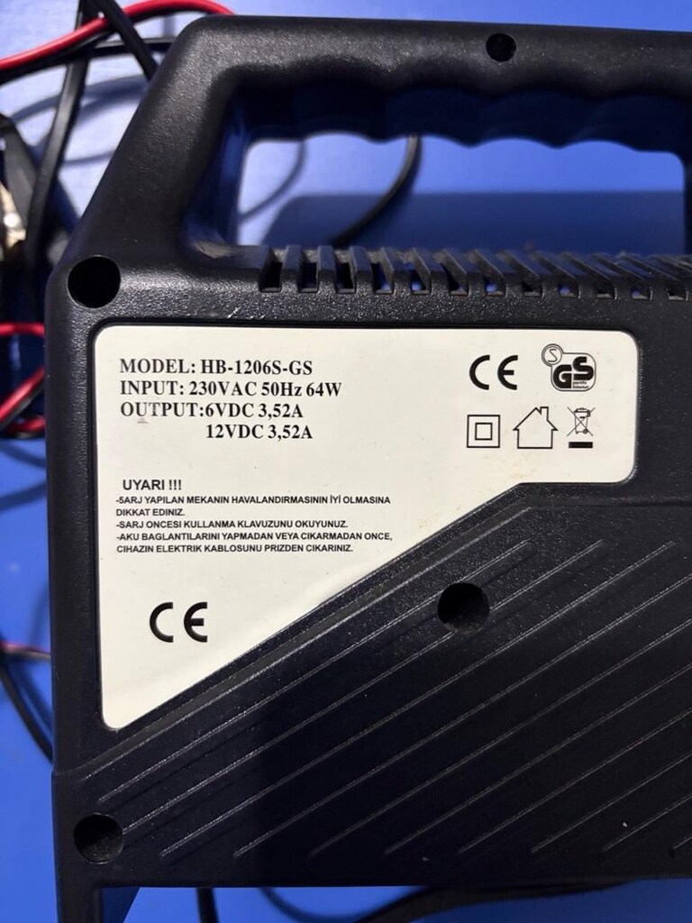 Akü Şarj Cihazı 6 Amp - 2