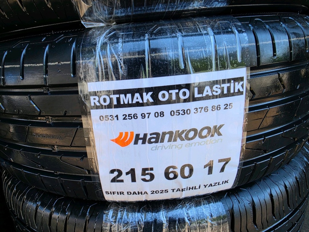 215 60 17 hankok yazlık Sıfır araçtan alındı Sıfır lastik ler 15000 4ü - 2
