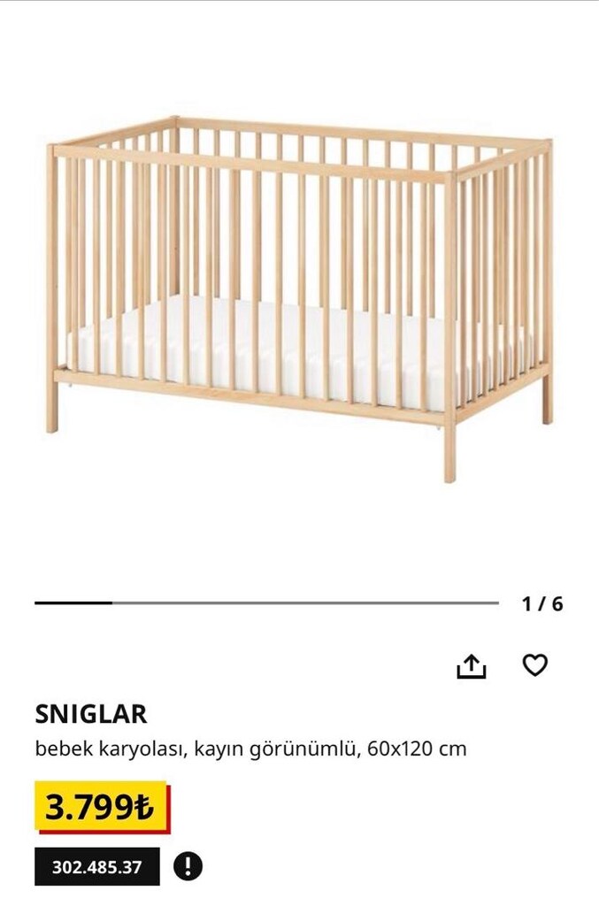 Ikea beşik * indivani yatak - 6