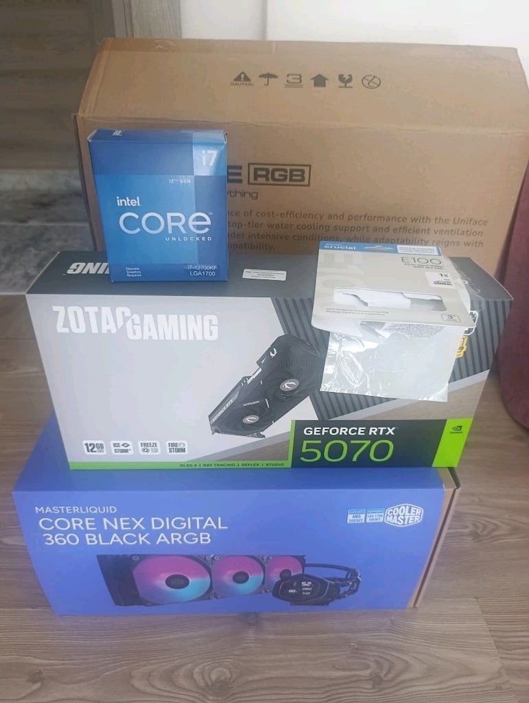 I7 12700KF+RTX 5070+1 TB SSD+32 GB DDR5 RAM+ASUS ROG STRIX Z790-F - 3