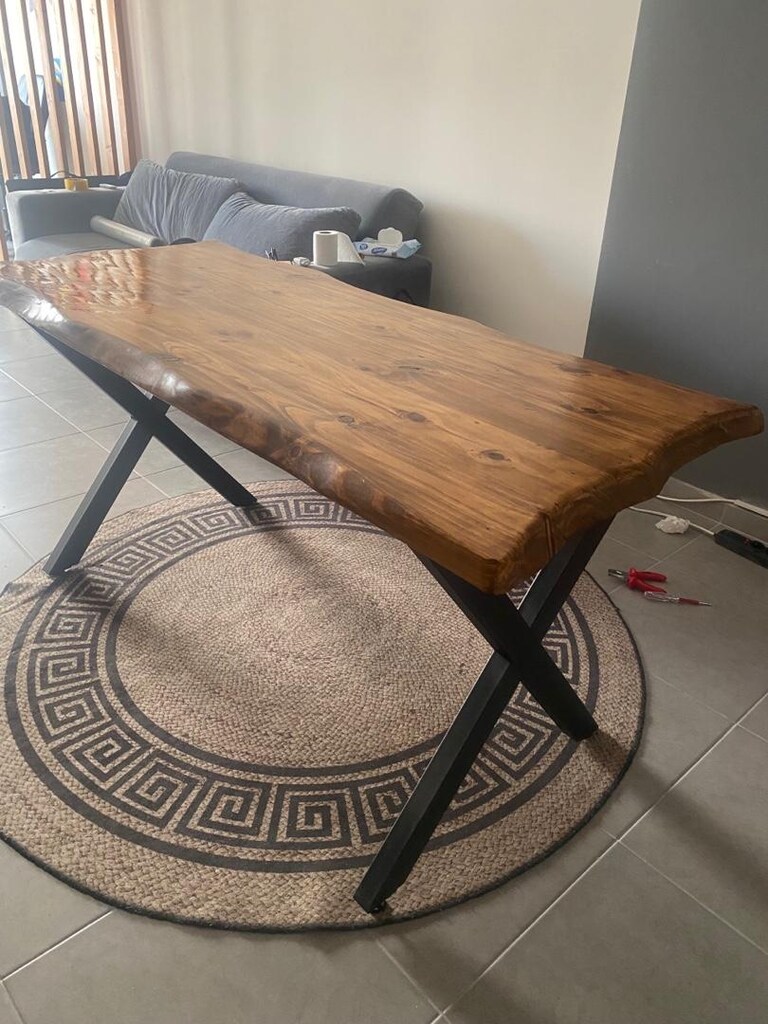 Masif Masa 75x155 Masif Yemek Masası - 4