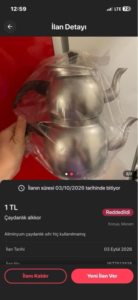 aliminyum çaydanlık sıfır - 2