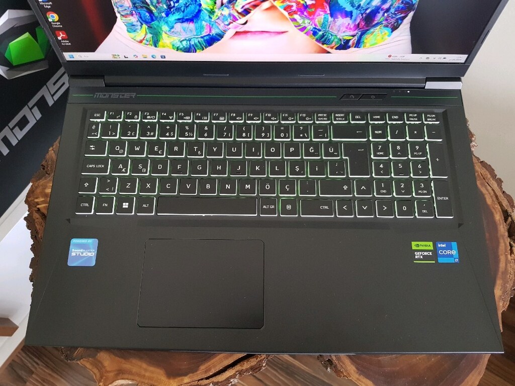 Monster Tulpar T7 i7-12700H 20 CPU RTX 4060 E.K 32 GB RAM 1 TB SSD 17" - 7