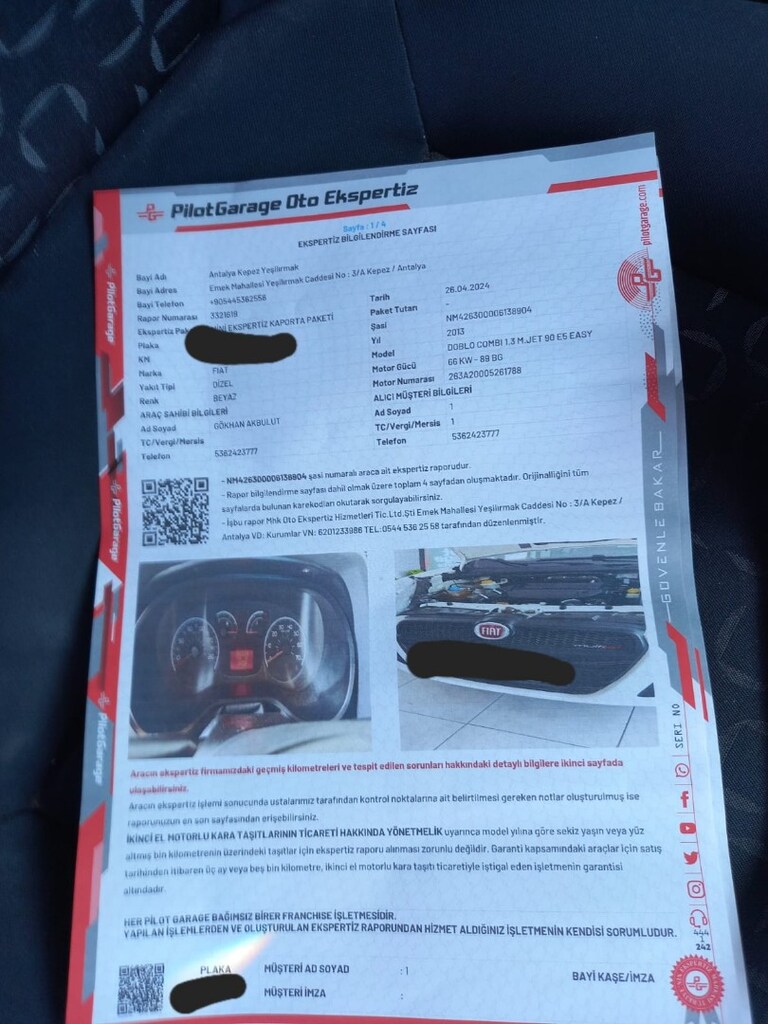 2013 model fiat doblo temiz - 7