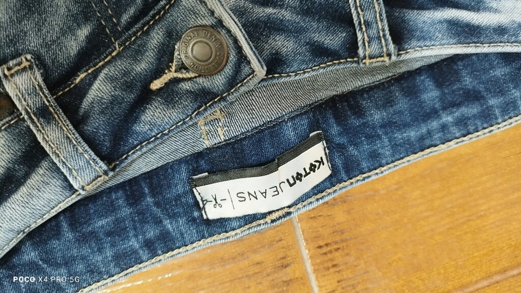 #Koton likralı jeans pantolon ..Belden az daraltıldı. - 4