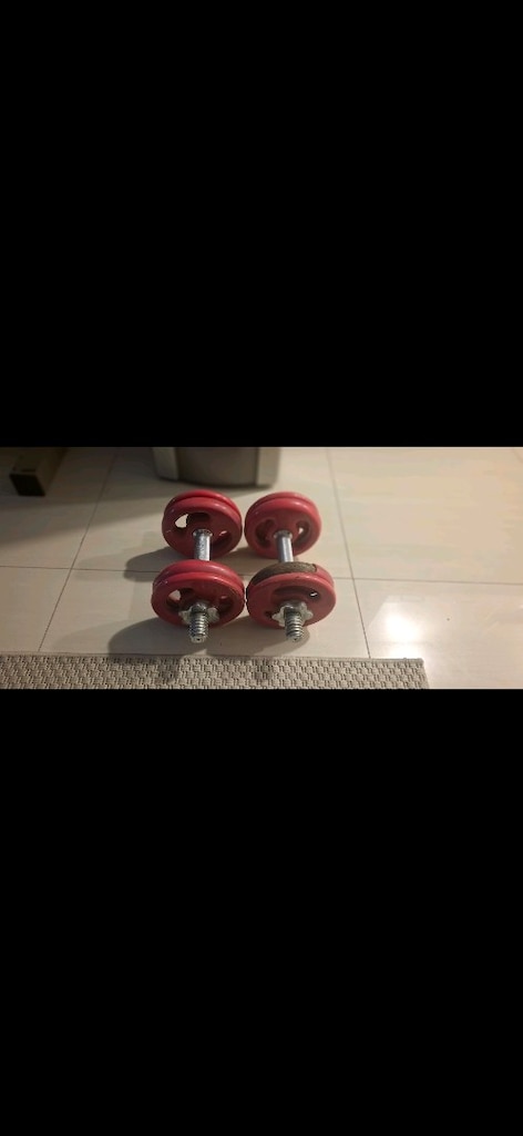 Dambıl 2x10 kg döküm kavuçuk lütfen pazarlık teklif etmeyin. - 2